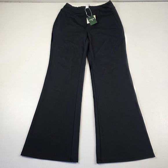 HALARA Pants - Halara Sweatpants Womens L Tall Black Wide Leg Elastic Waist Yoga Athletic